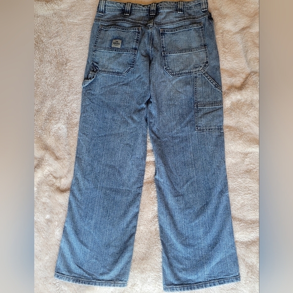 Vintage Y2K 80's Lee Carpenter Jeans With Adjustable Waist - Picture 11 of 14